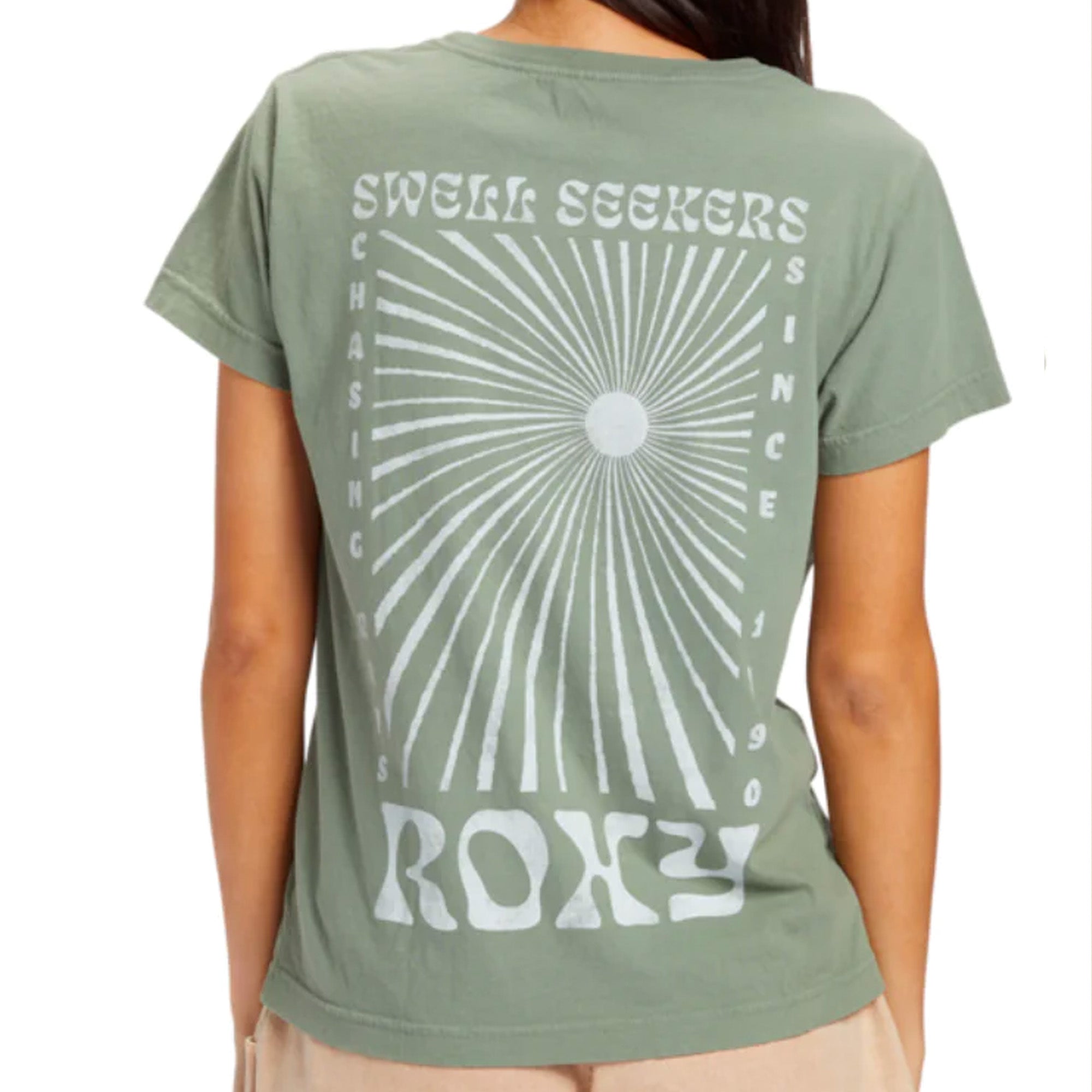 Roxy Swell Seakers Women's S/S Cropped T-Shirt