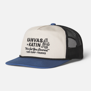 Katin Service Trucker Men's Hat - Vintage White/Washed Blue