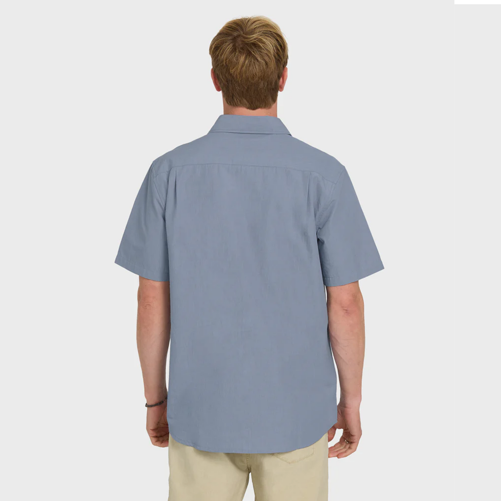 Quiksilver Shore Break Classic Men's S/S Dress Shirt - Infinity