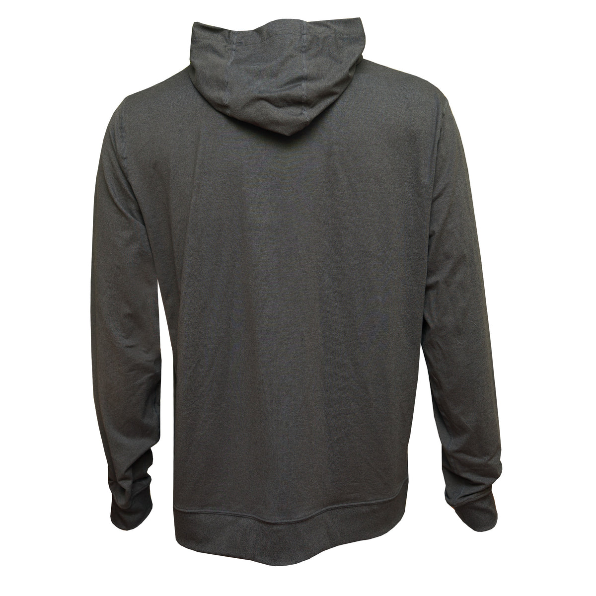 Surf Station Silva Hooded Men's L/S Sun Shirt - Heather Black