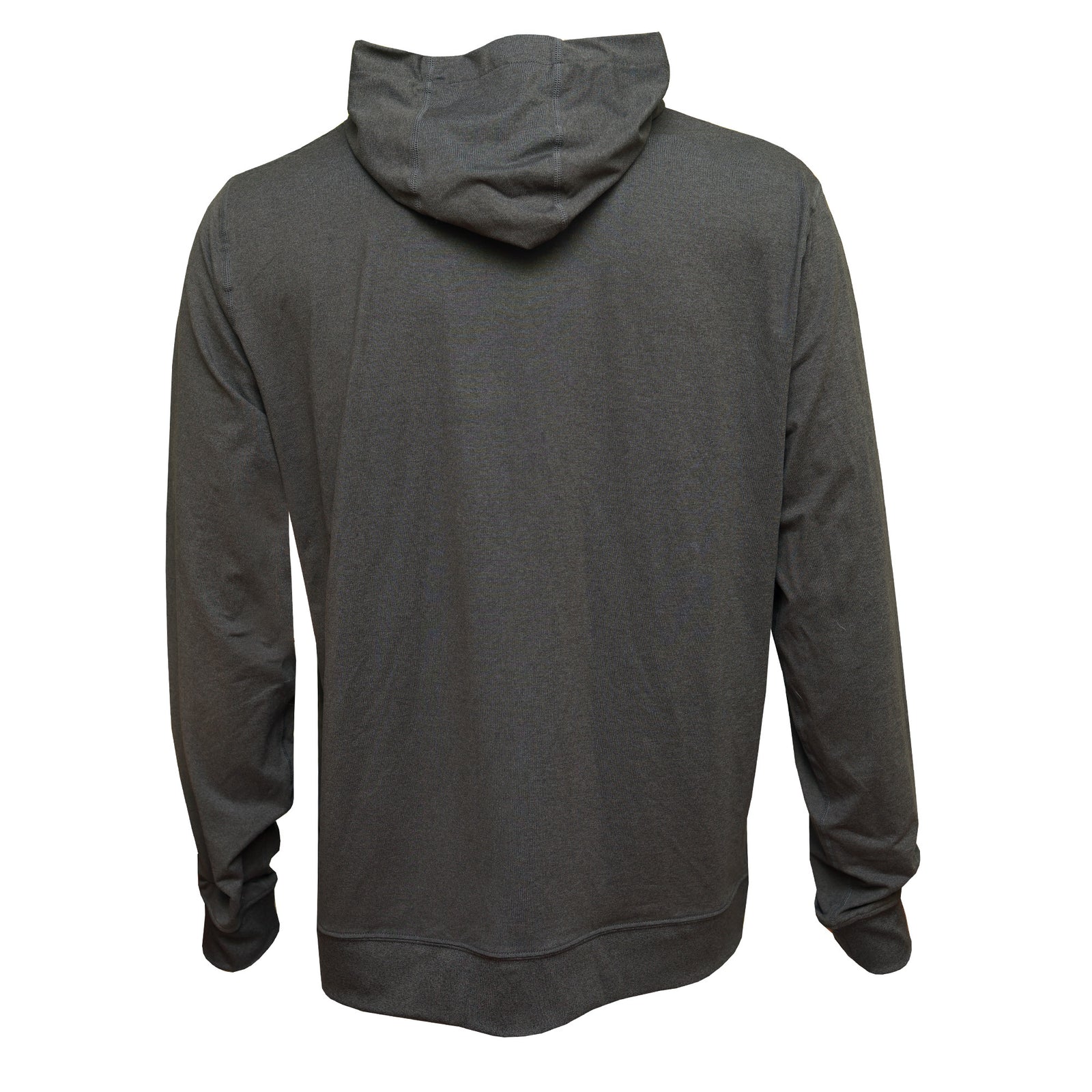 Surf Station Silva Hooded Men's L/S Sun Shirt - Heather Black