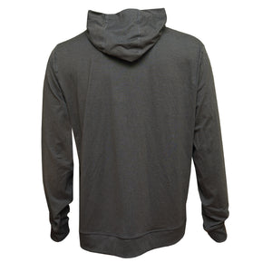 Surf Station Silva Hooded Men's L/S Sun Shirt - Heather Black