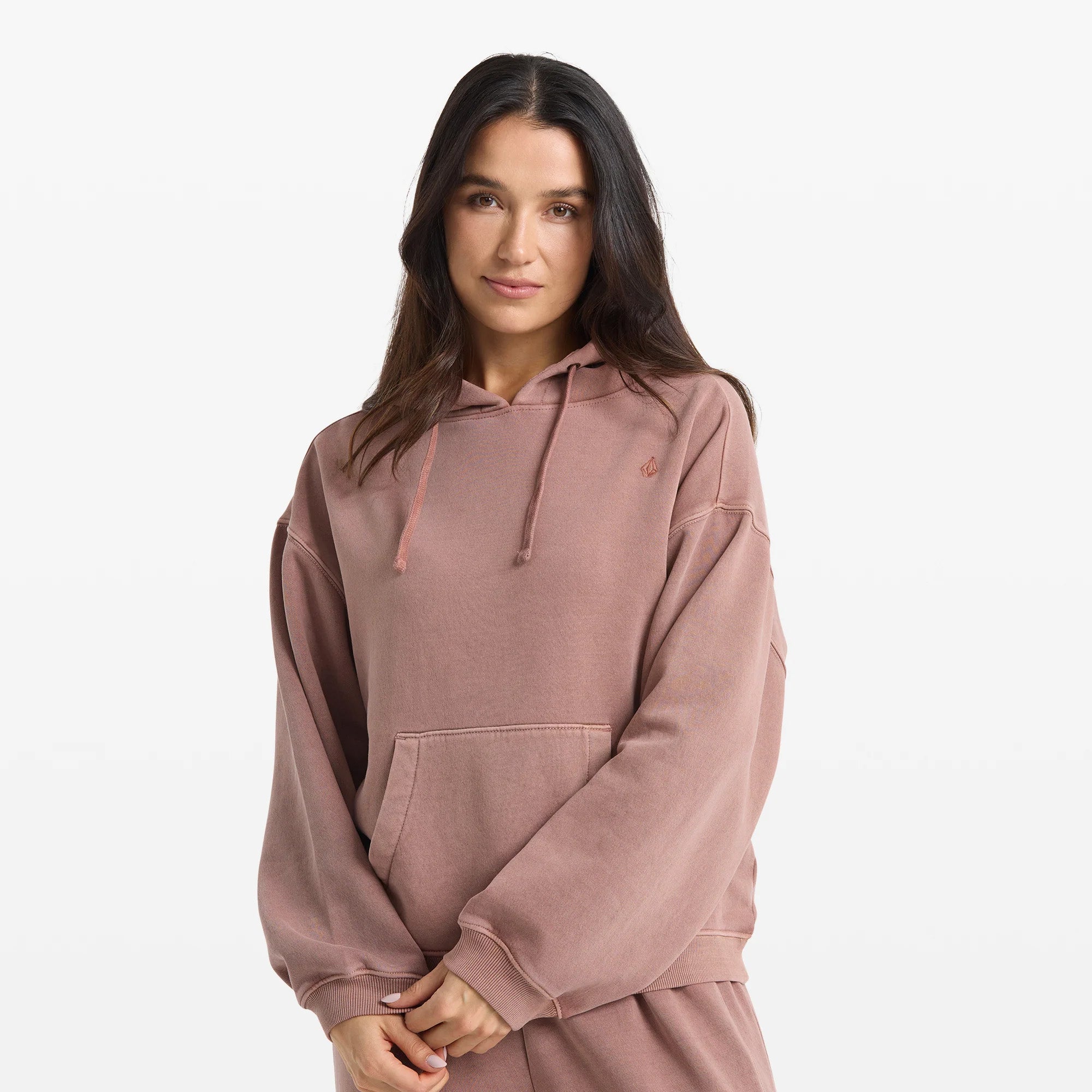 Volcom Stone Soft Women's L/S Hoodie - Desert Taupe