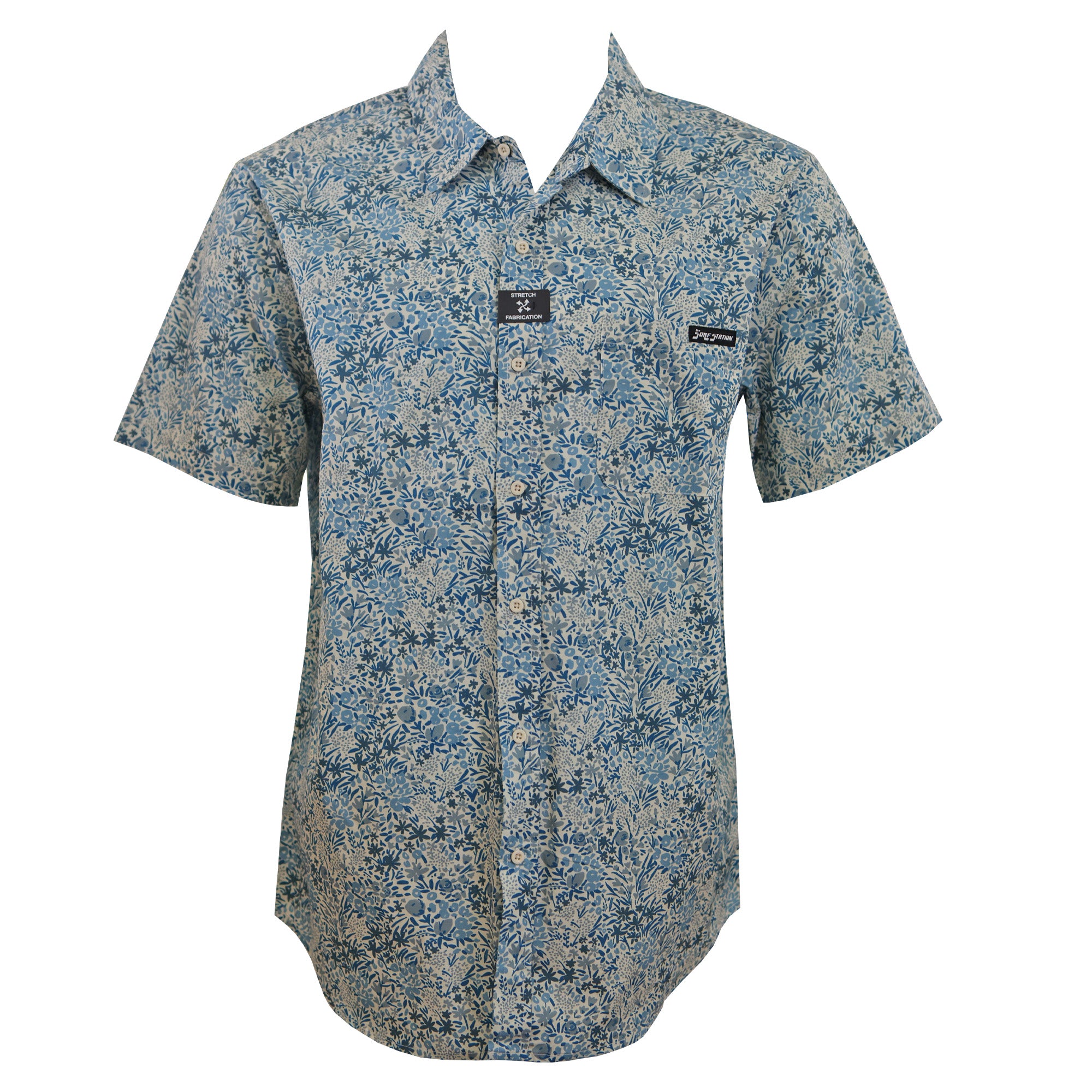 Surf Station Sun Down Men's S/S Dress Shirt