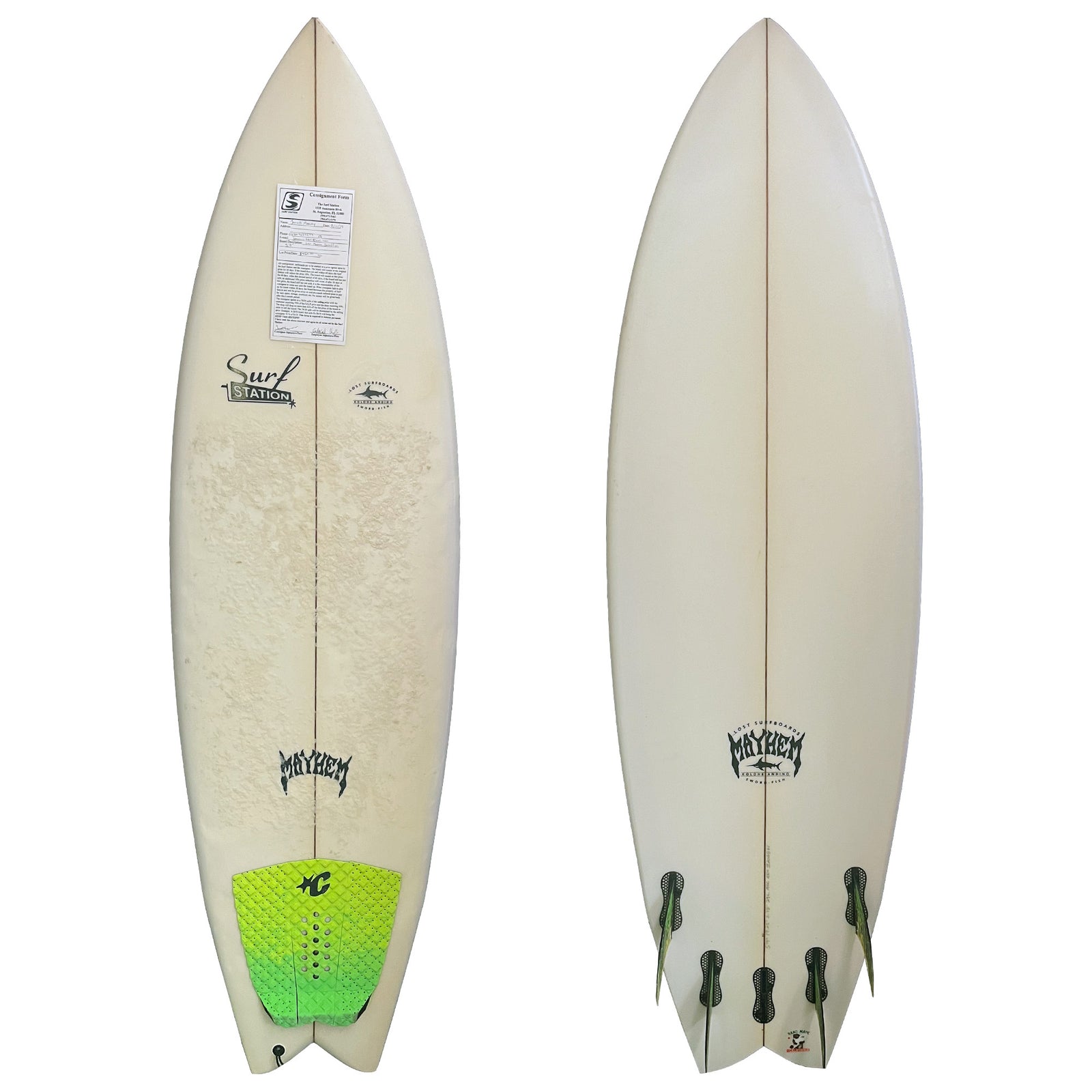 Lost Sword Fish 5'9 Consignment Surfboard - FCS II