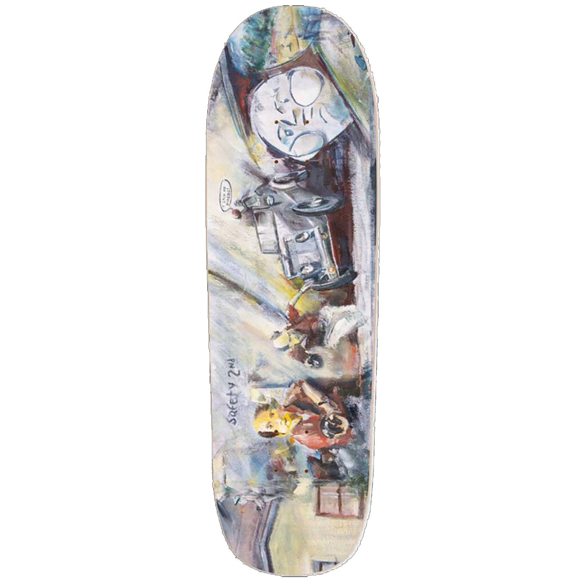 The Heated Wheel No Riders 9.25" Skateboard Deck