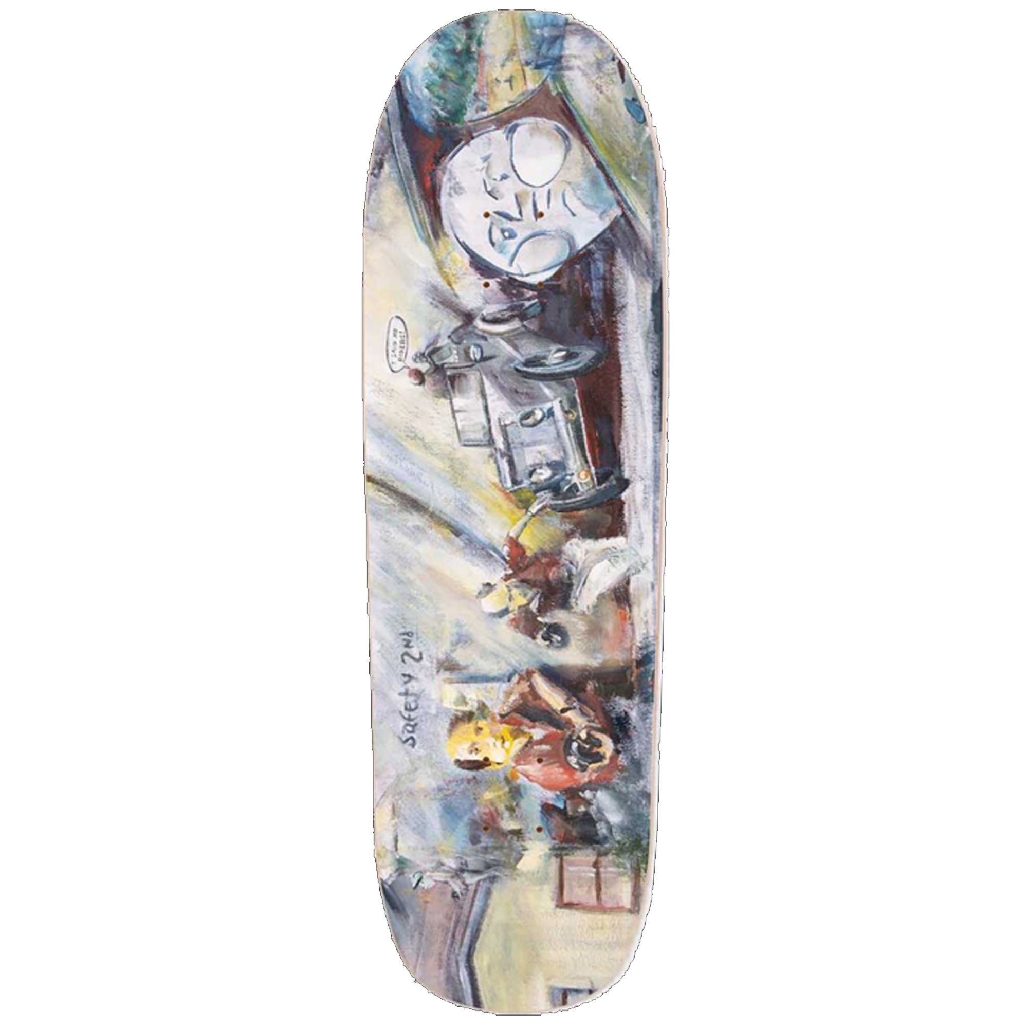 The Heated Wheel No Riders 9.25" Skateboard Deck