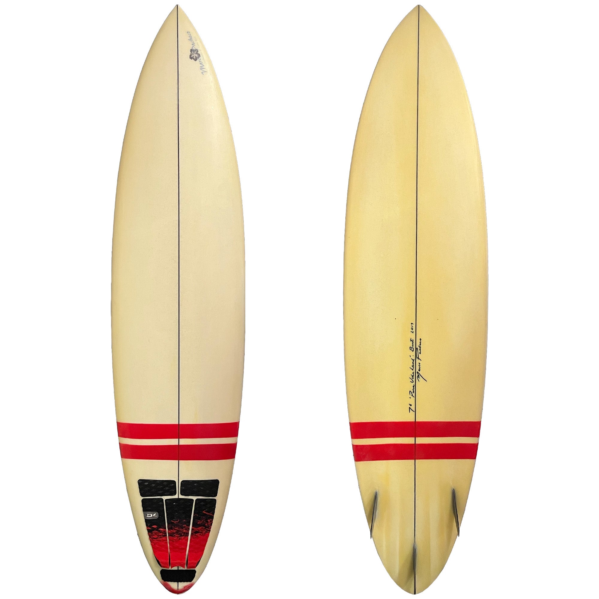 Marco Pacheco 7'6 Consignment Surfboard - Glass Ons