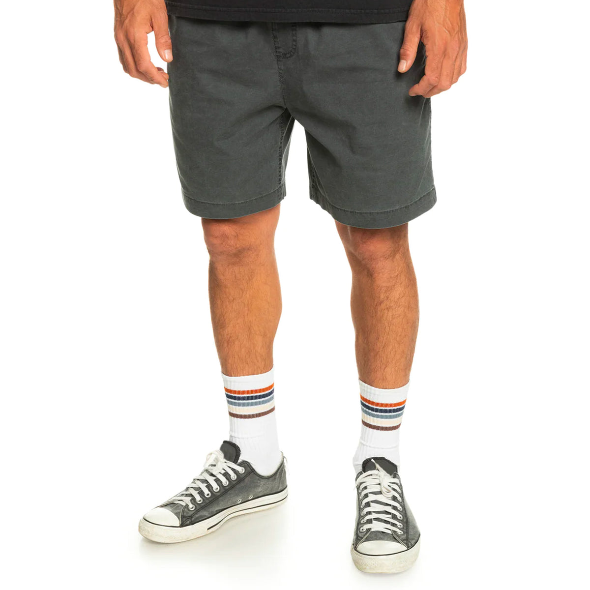 Quiksilver Taxer WS Elastic 18" Men's Walkshorts - Black
