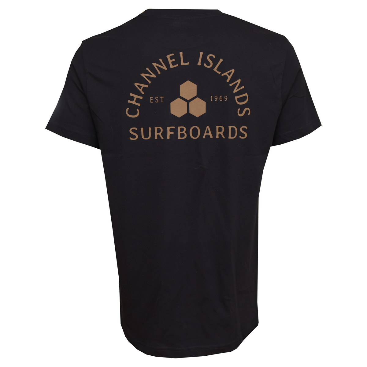 Channel Islands Quality Goods Men's S/S T-Shirt - Black/Teak