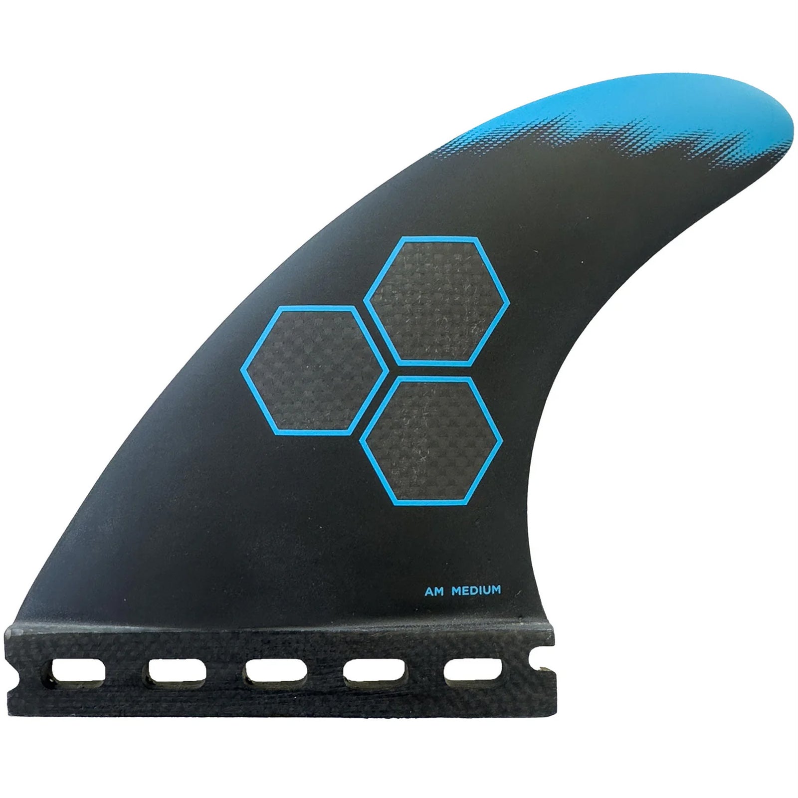 Channel Islands Tech 2 FCS II Tri Surfboard Fins - Medium/Blue