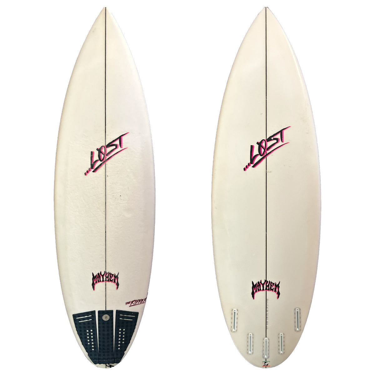 Lost the Ripper 5'7 Used Surfboard - Futures
