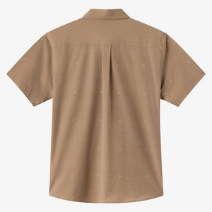O'Neill TRVLR Upf Traverse Standard S/S Dress Shirt - Khaki