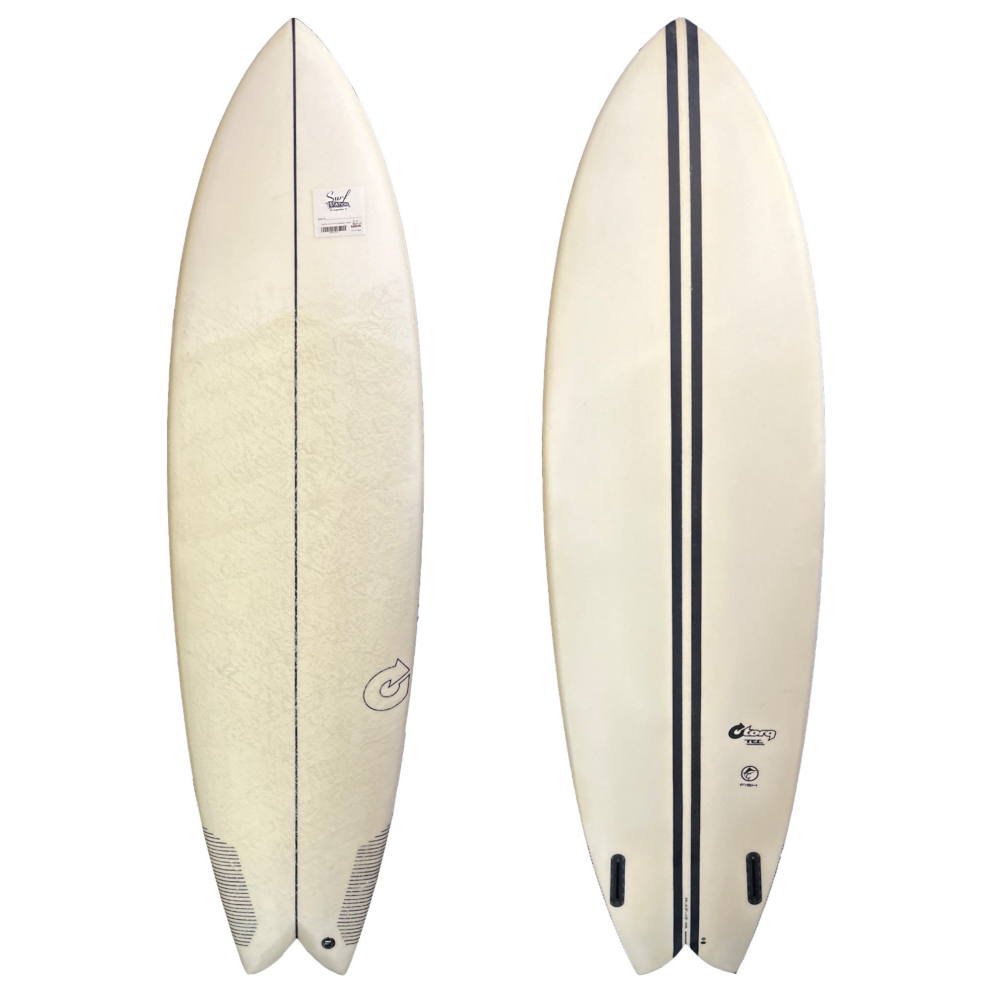Torq Twin Fish TEC 6'10 Surfboard - Futures