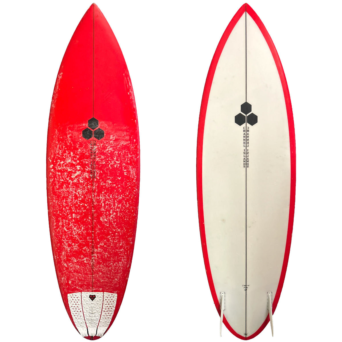 Channel Islands Twin Pin 6'3 Consignment Surfboard - Futures