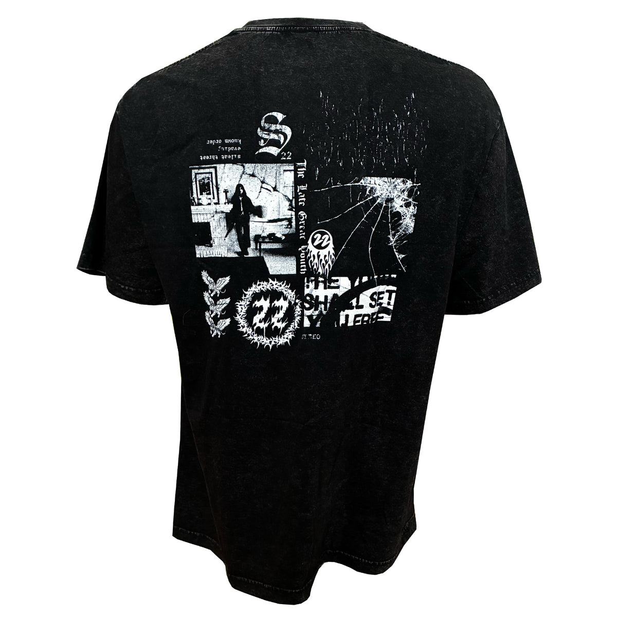 Steko Vamp Men's S/S T-Shirt - Acid Wash Black