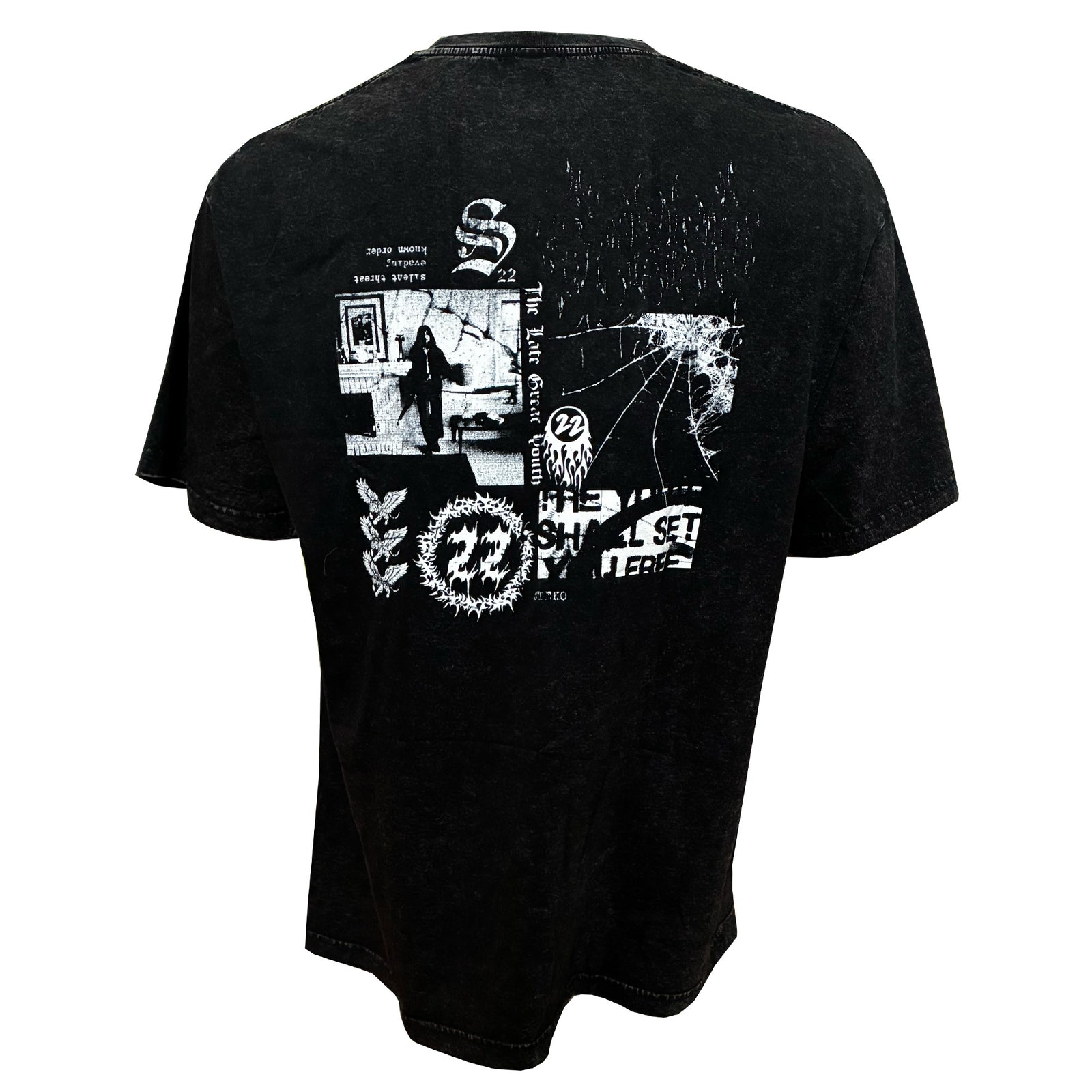 Steko Vamp Men's S/S T-Shirt - Acid Wash Black