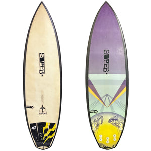 Super Brand The Vapers 5'8 Used Surfboard - FCS II