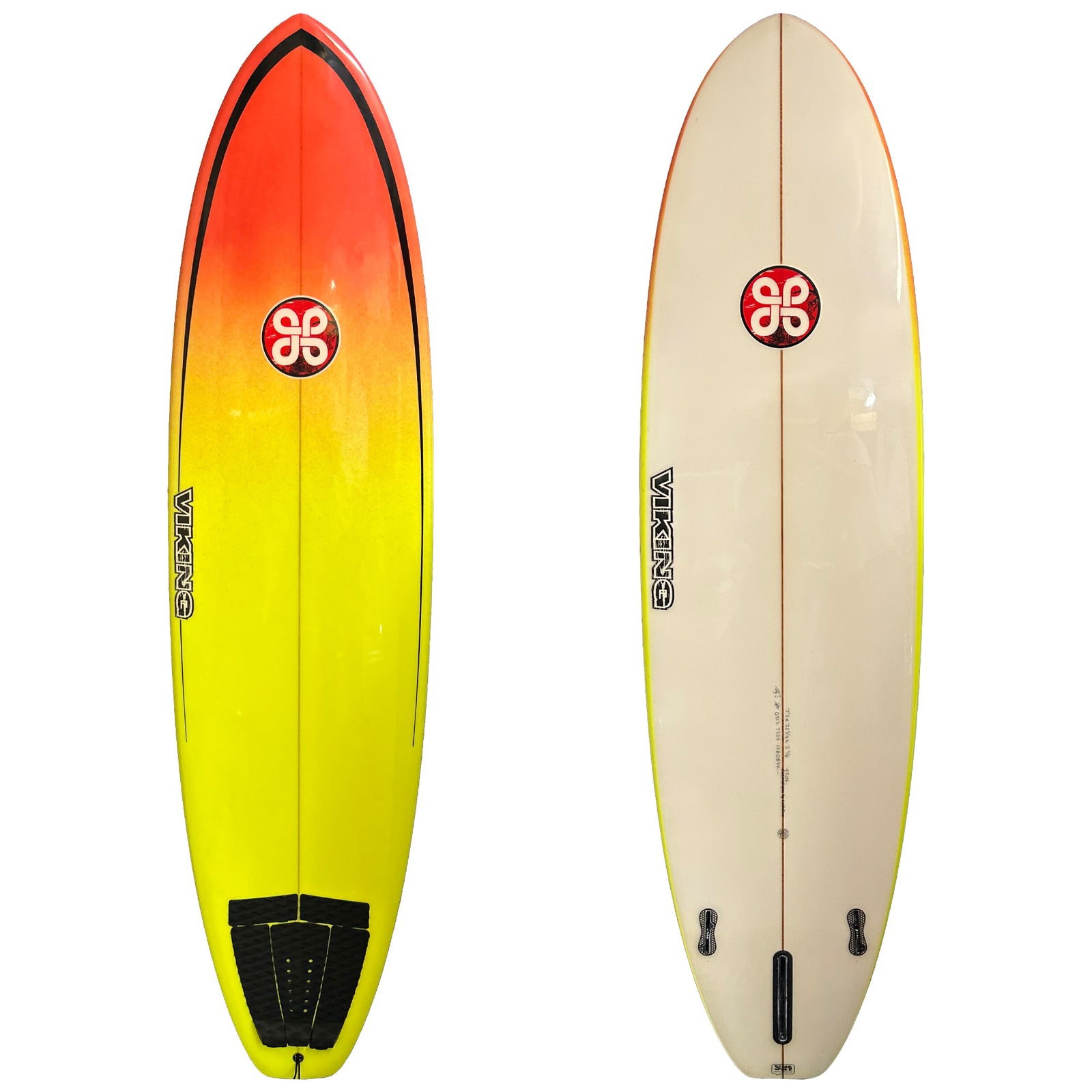 Viking 7'2 Consignment Surfboard - FCS II