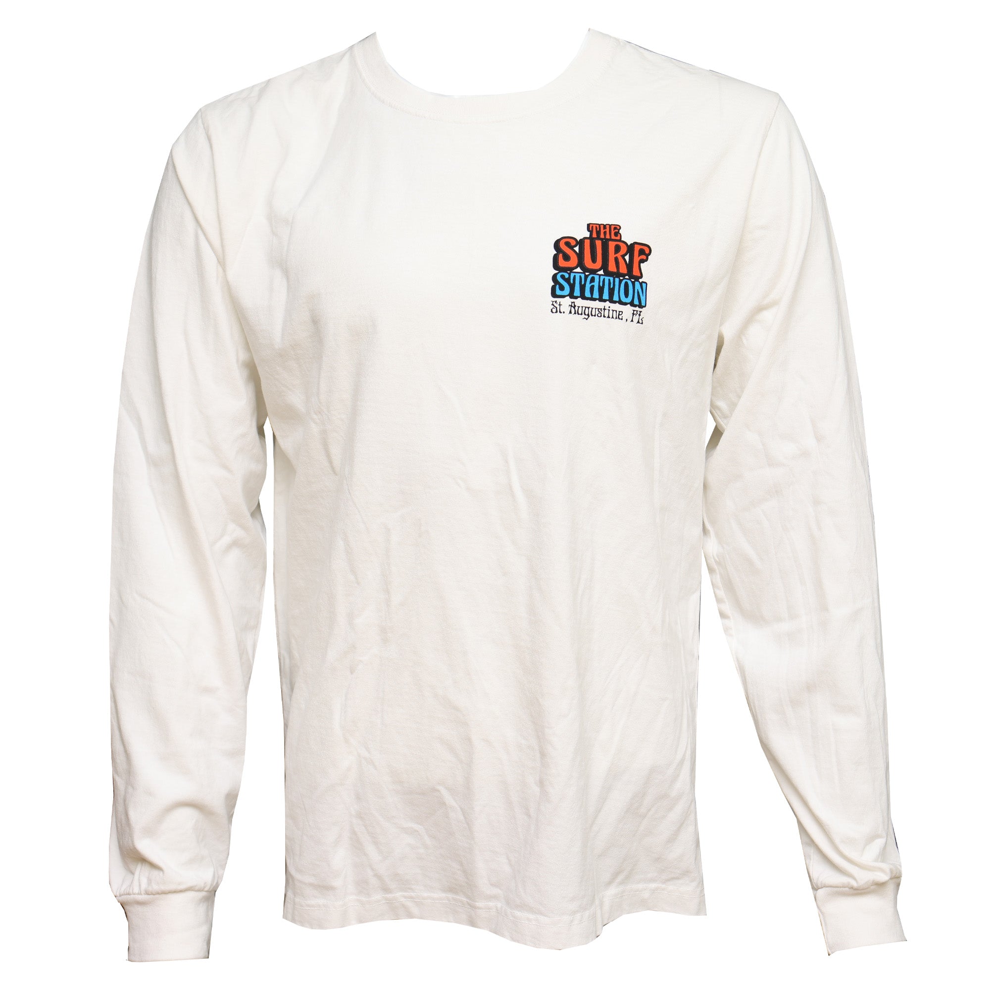 Surf Station x Cooper Neil One More Wave Men's L/S T-Shirt - Vintage White