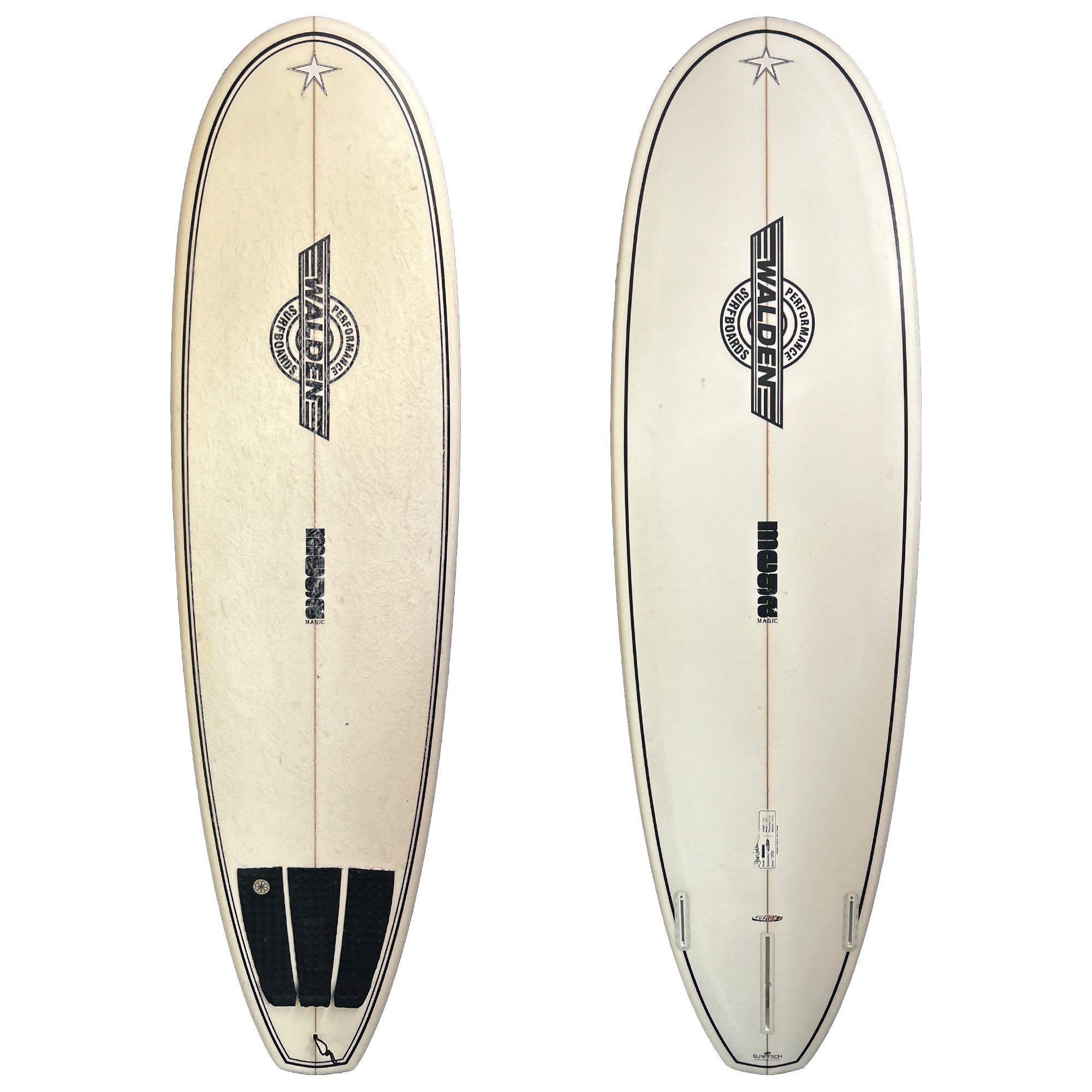 Walden Mega Magic 7'2 Consignment Surfboard - Futures