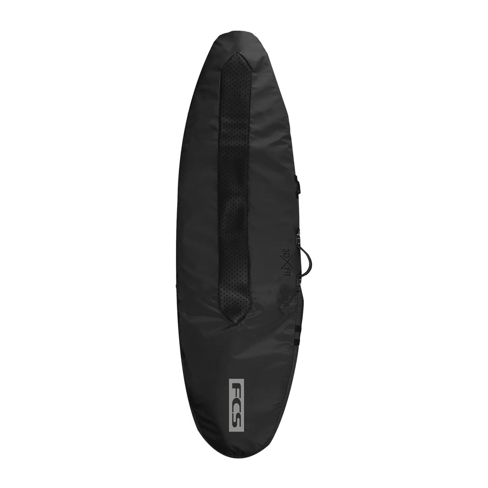 FCS 3DxFit Day Funboard Surfboard Bag - Black/Warm Grey