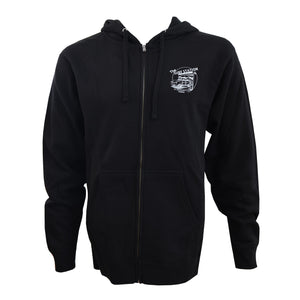 Surf Station Woody Zip-Up Men's L/S Hoodie - Black