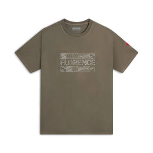 Florence Marine x Sig Zane Koa Men's S/S T-Shirt - Moss Grey