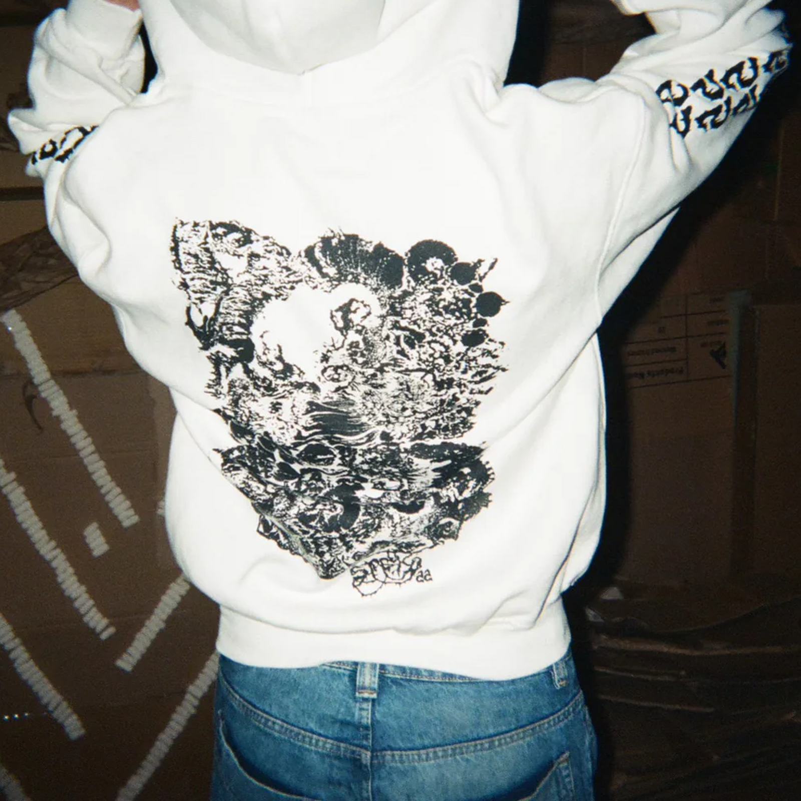 Steko Zuma Men's L/S Hoodie - White