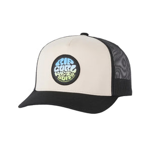 Rip Curl Wetsuit Icon Men's Trucker Hat - Bone/Aqua