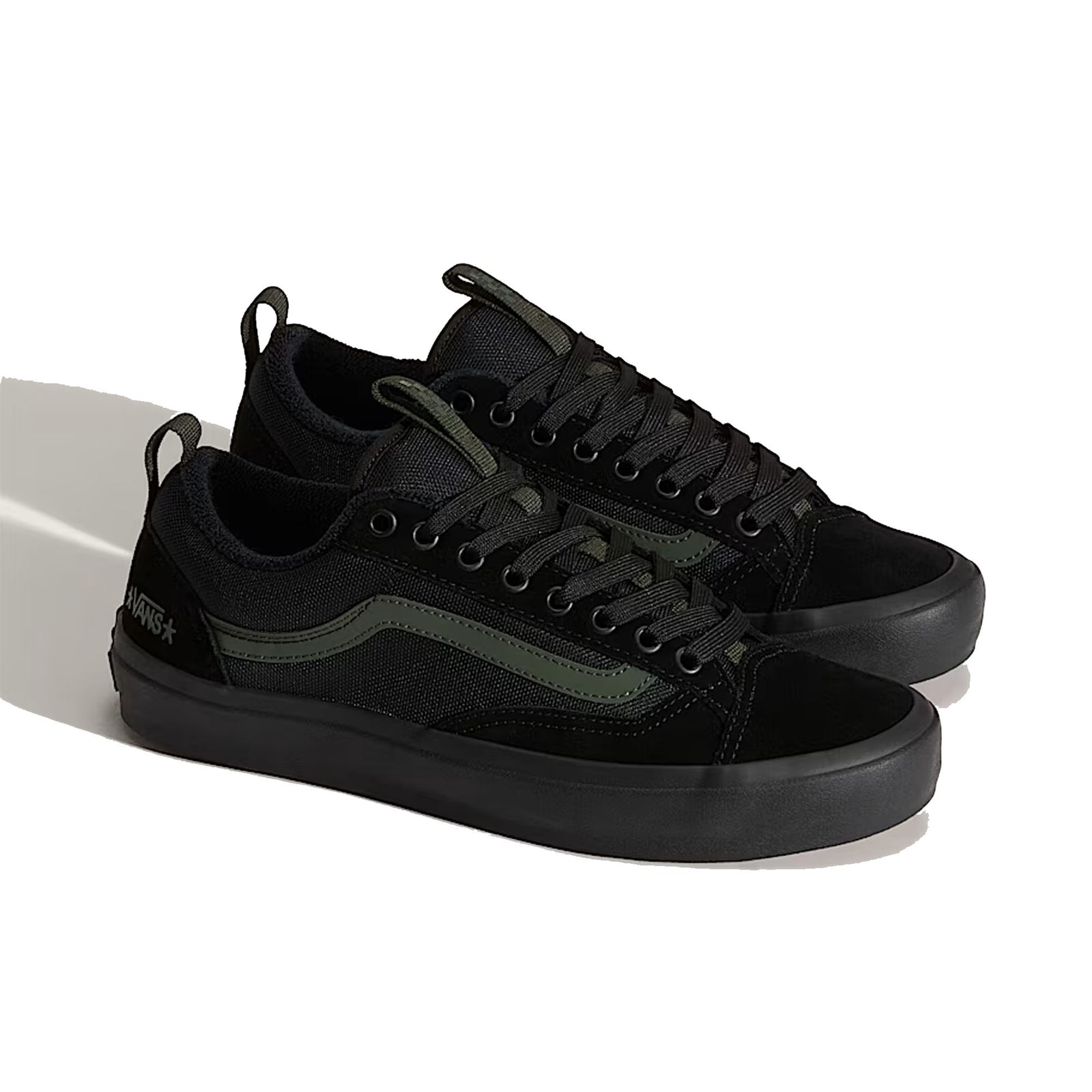 Vans x Atiba Jefferson Old Skool 36+ Skate Men's Shoes - Black/Dark Green