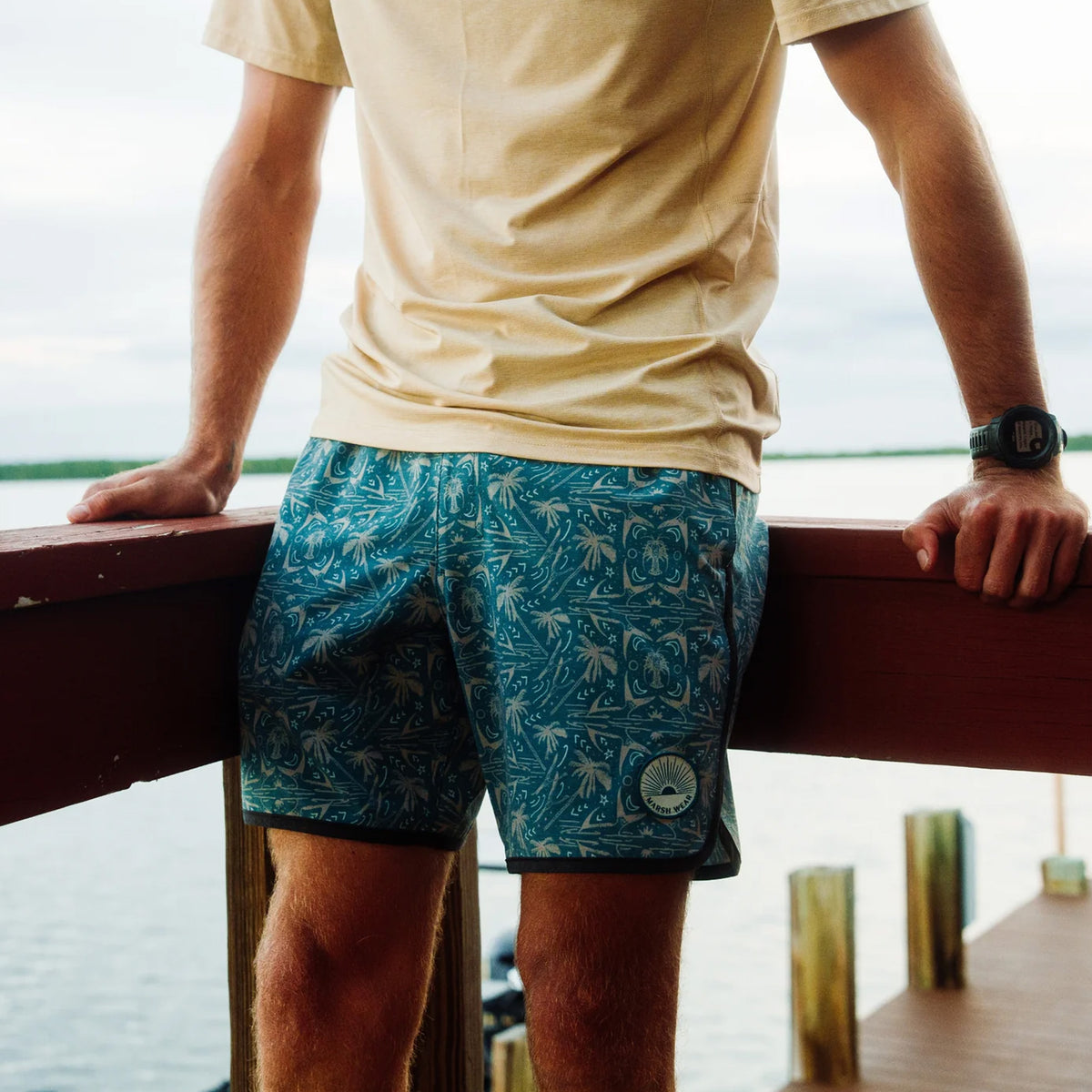 Marsh Wear SurfStride Men's Walkshorts - Antique Green