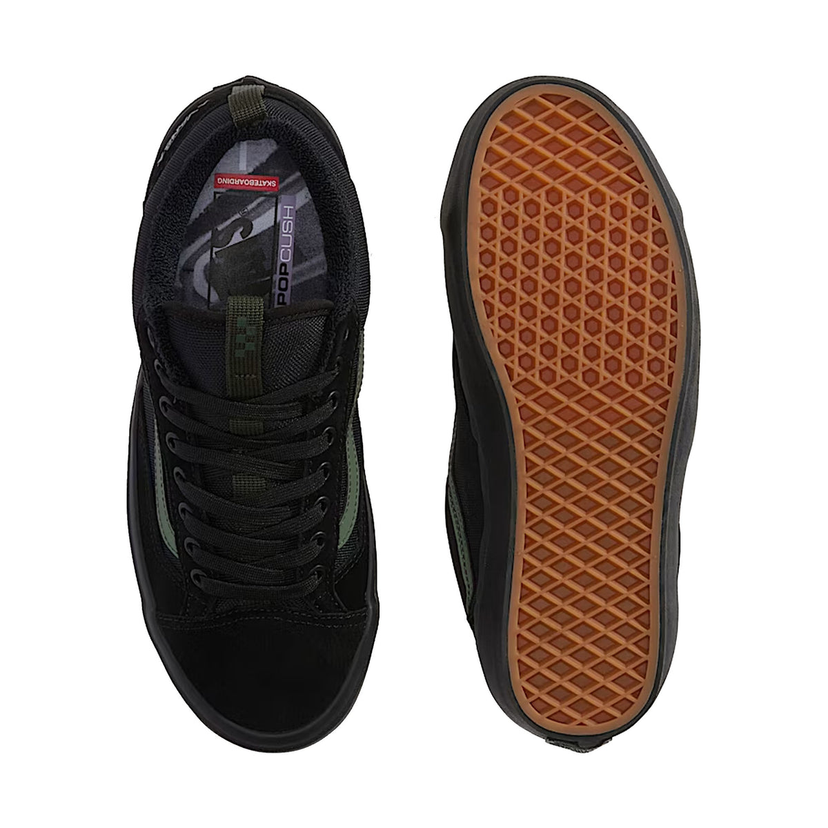 Vans x Atiba Jefferson Old Skool 36+ Skate Men's Shoes - Black/Dark Green