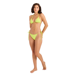 Volcom Pucker Up Triangle Women's Bikini Top - Acid Lemon