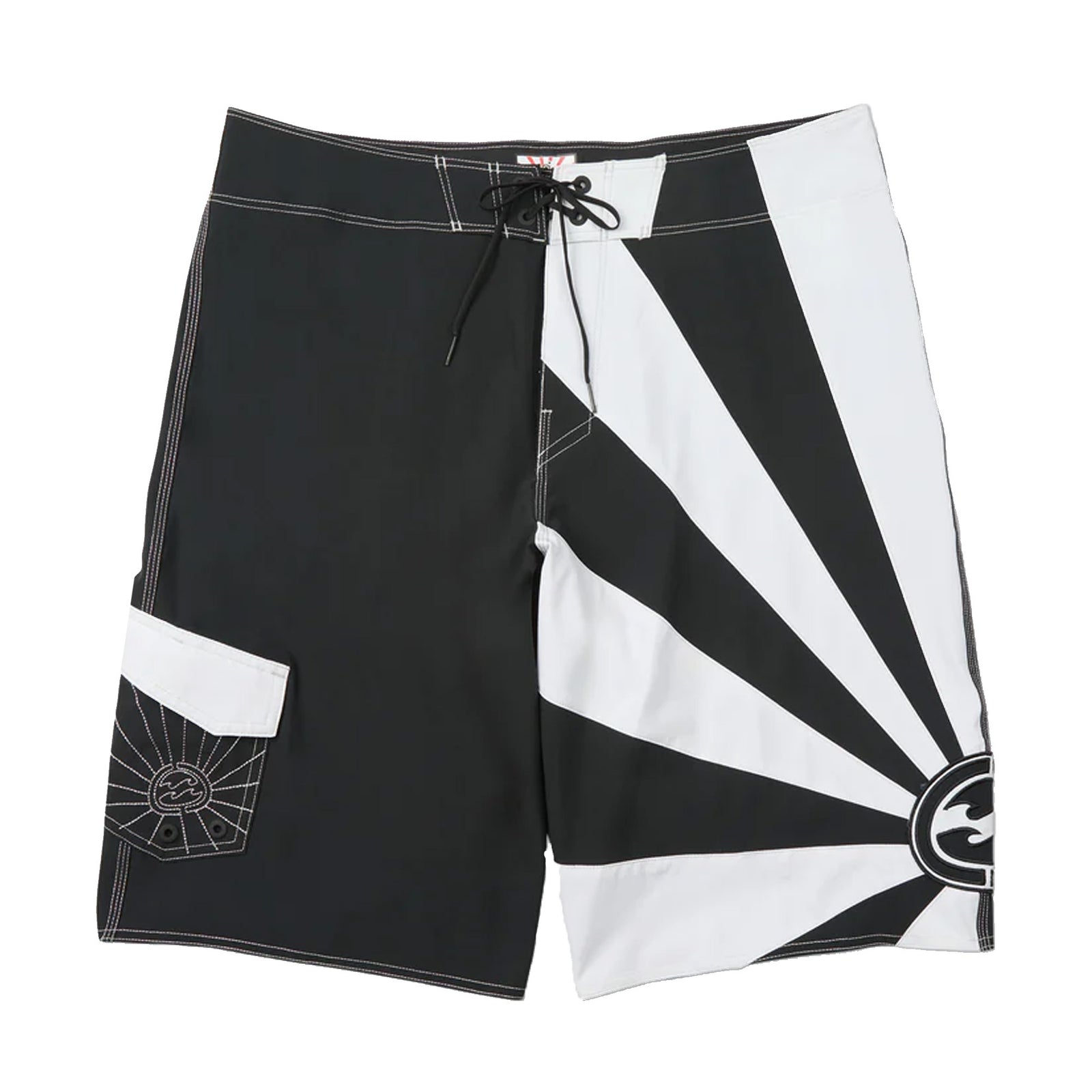 Billabong A.I. Rising Sun Pro 22" Men's Boardshorts - Black/White