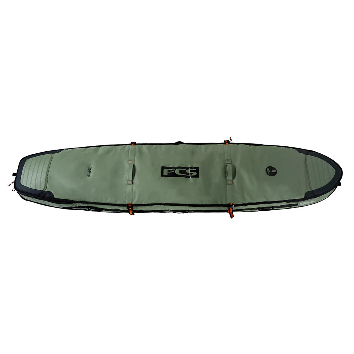 FCS Travel 2 Wheelie Longboard Surfboard Bag - Alpine