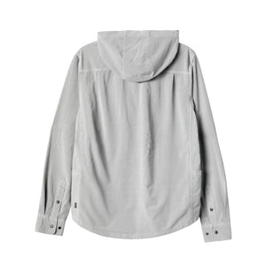 Dark Seas Albright UV Hooded Men's L/S Shirt - Grey