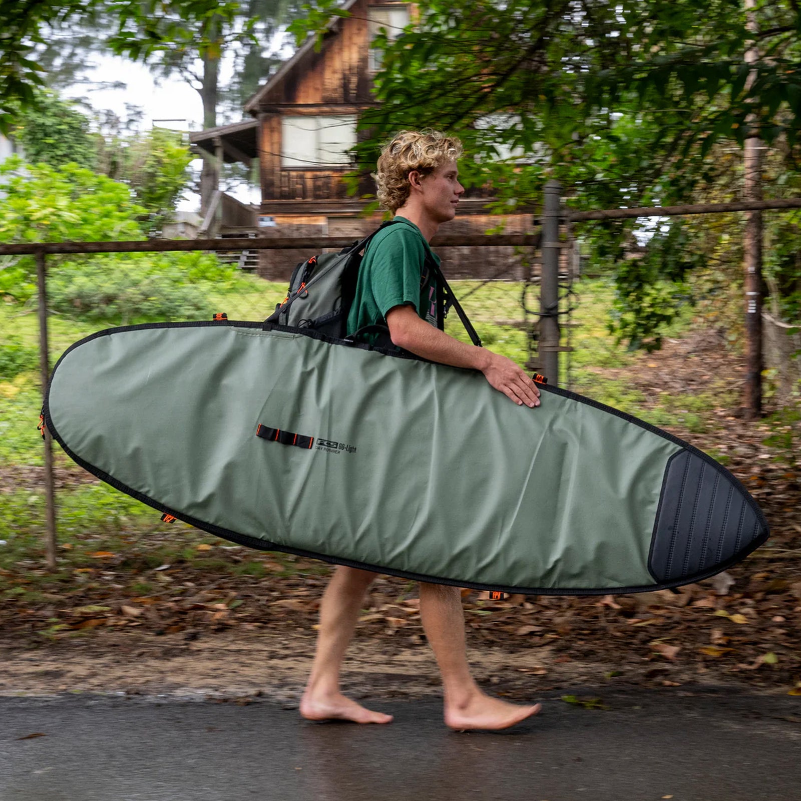 FCS Day Runner Shortboard Surfboard Bag - Alpine