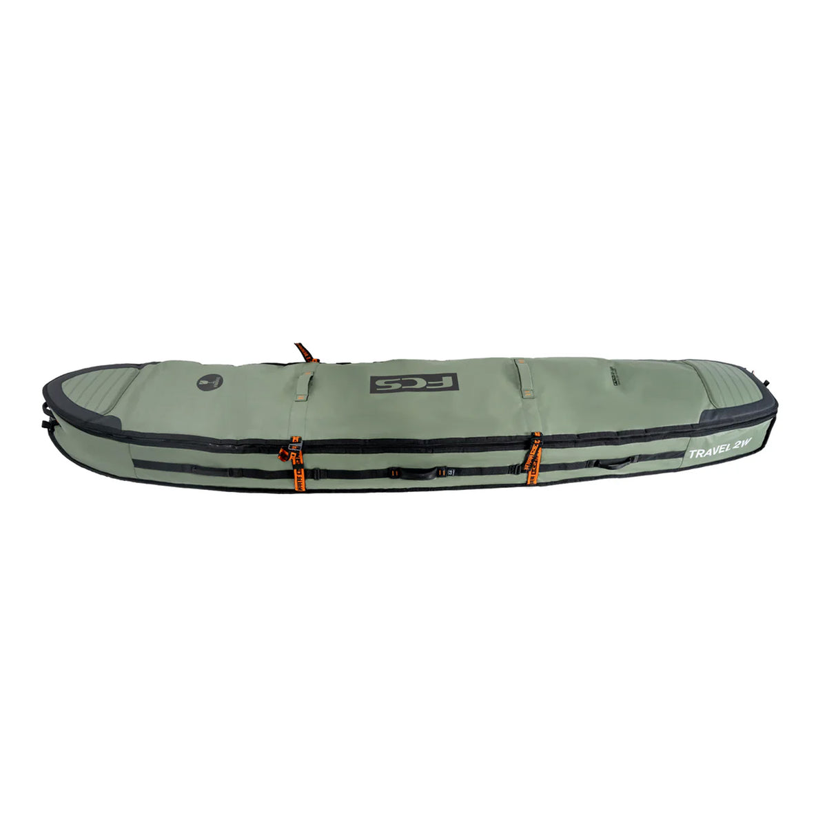 FCS Travel 2 Wheelie Longboard Surfboard Bag - Alpine