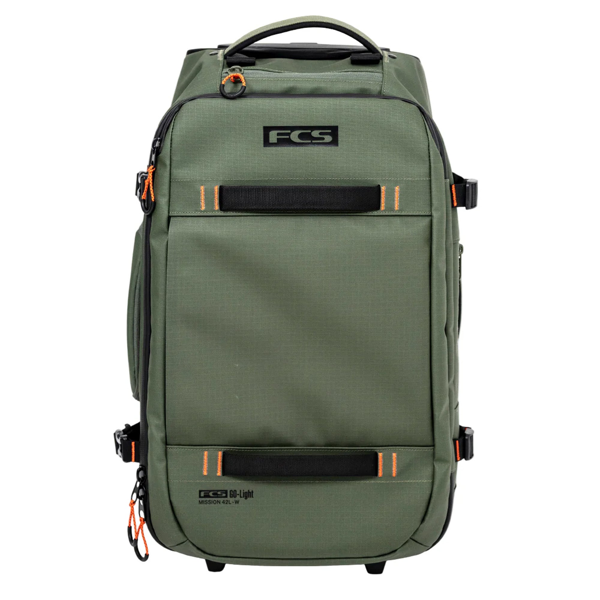 best surf travel backpack Koraloc plus lashing straps to clip on a neck pillow or jacket 28L Travel Backpack