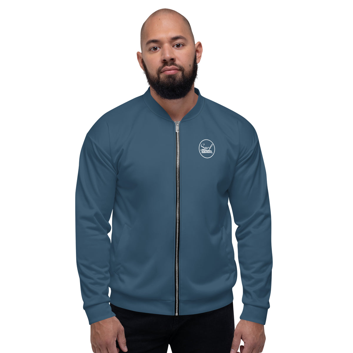 Surf Station Unisex Bomber Men's Jacket (In-Store)