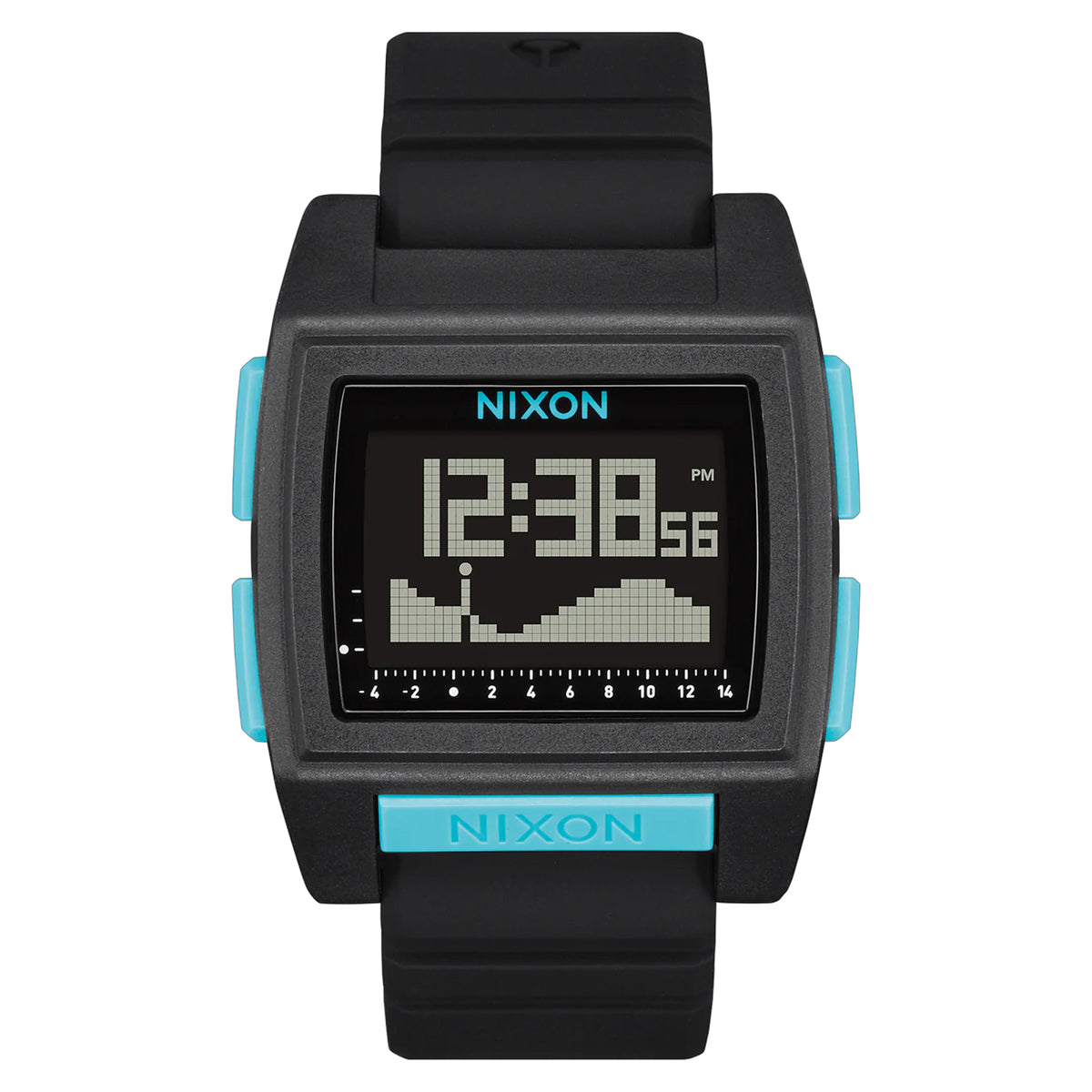 Nixon Base Tide Pro Men's Watch - All Black/Blue
