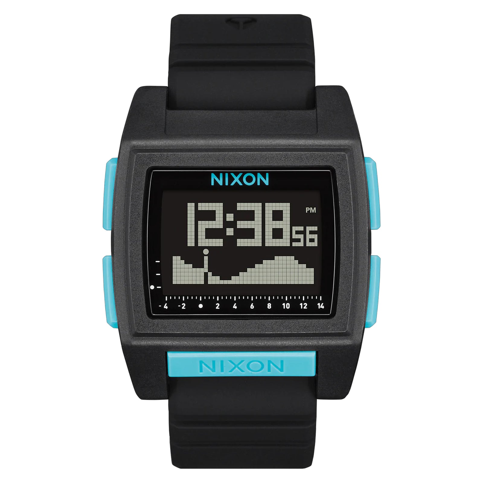 Nixon Base Tide Pro Men's Watch - All Black/Blue