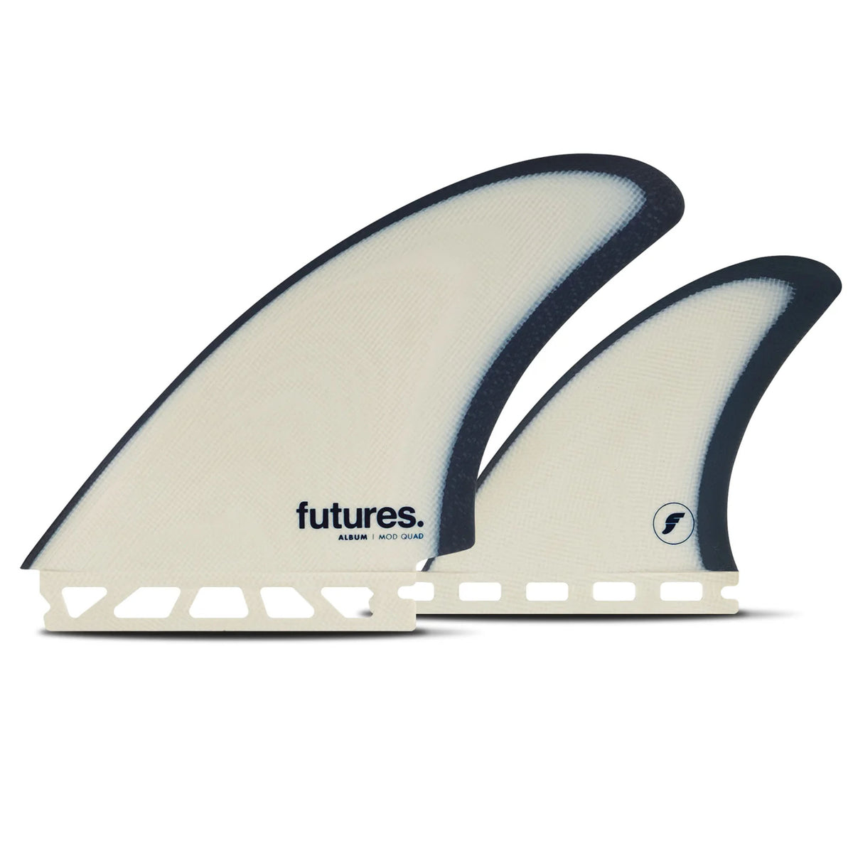 Futures Album Fiberglass Mod Quad Fin Set - Blue/Grey