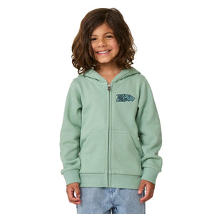 Rip Curl Ocean Party Zip Through Youth Boy's Hoodie - Aloe