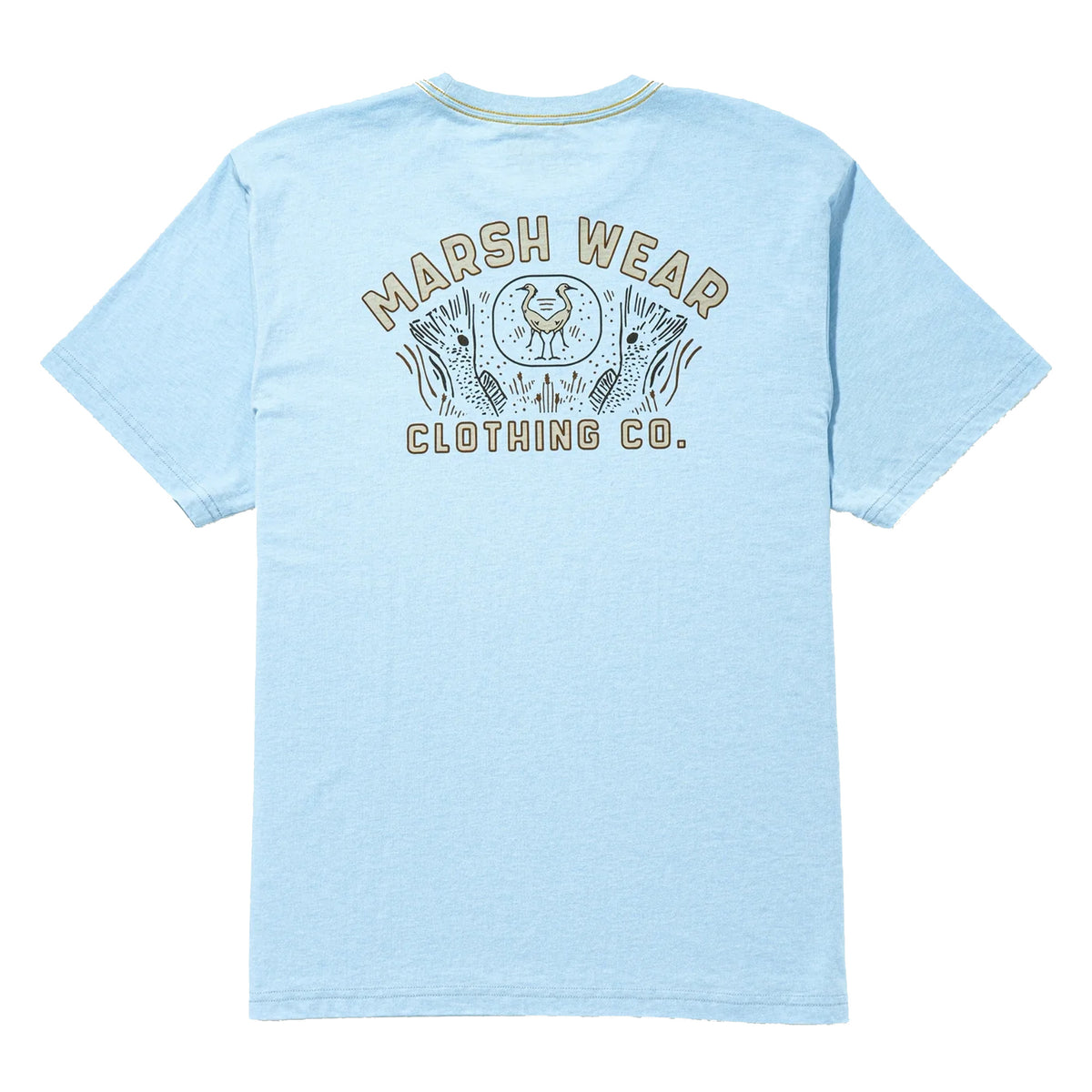 Marsh Wear Spartina Men's S/S T-Shirt - Angel Falls Heather