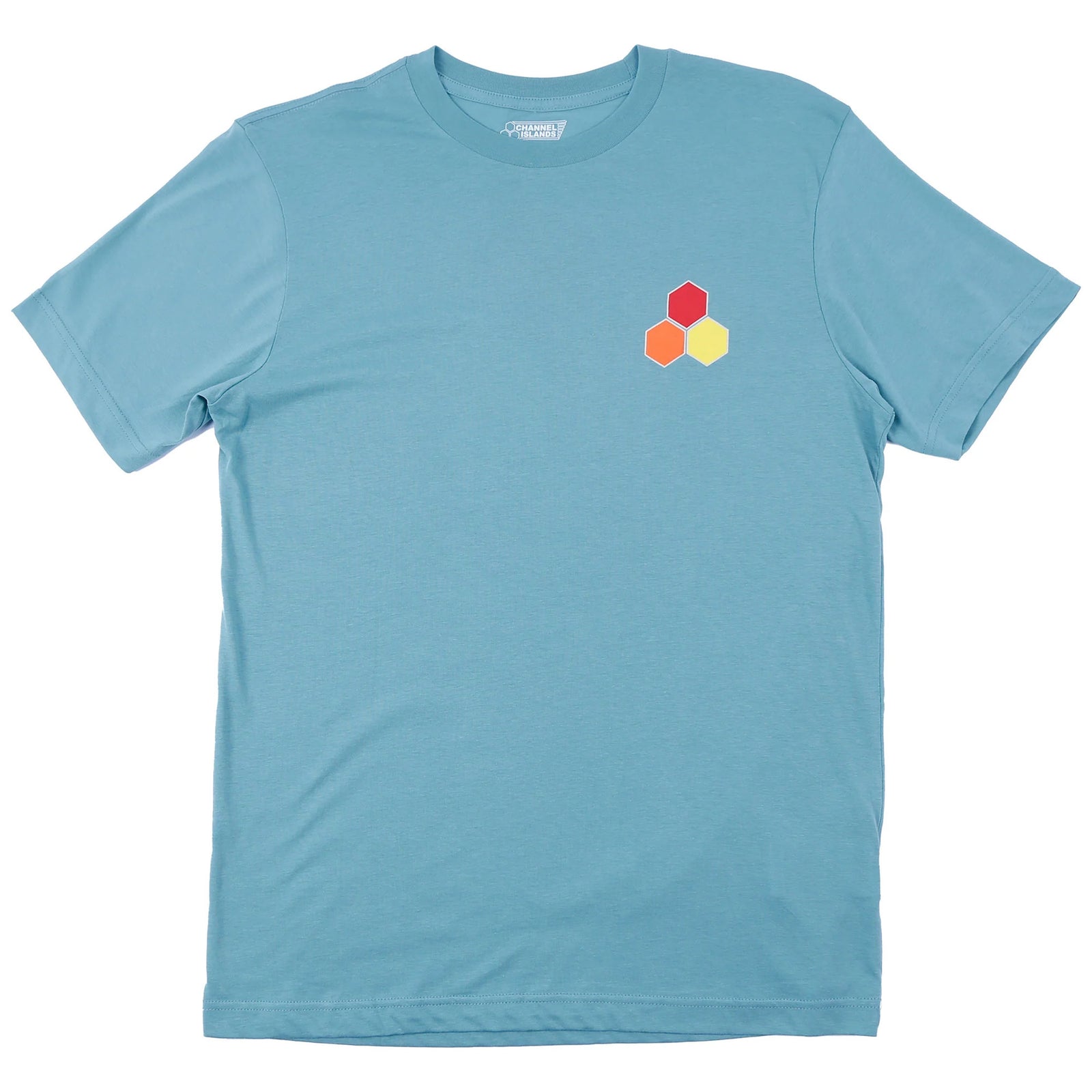 Channel Islands Classic Hex Men's S/S T-Shirt - Aqua