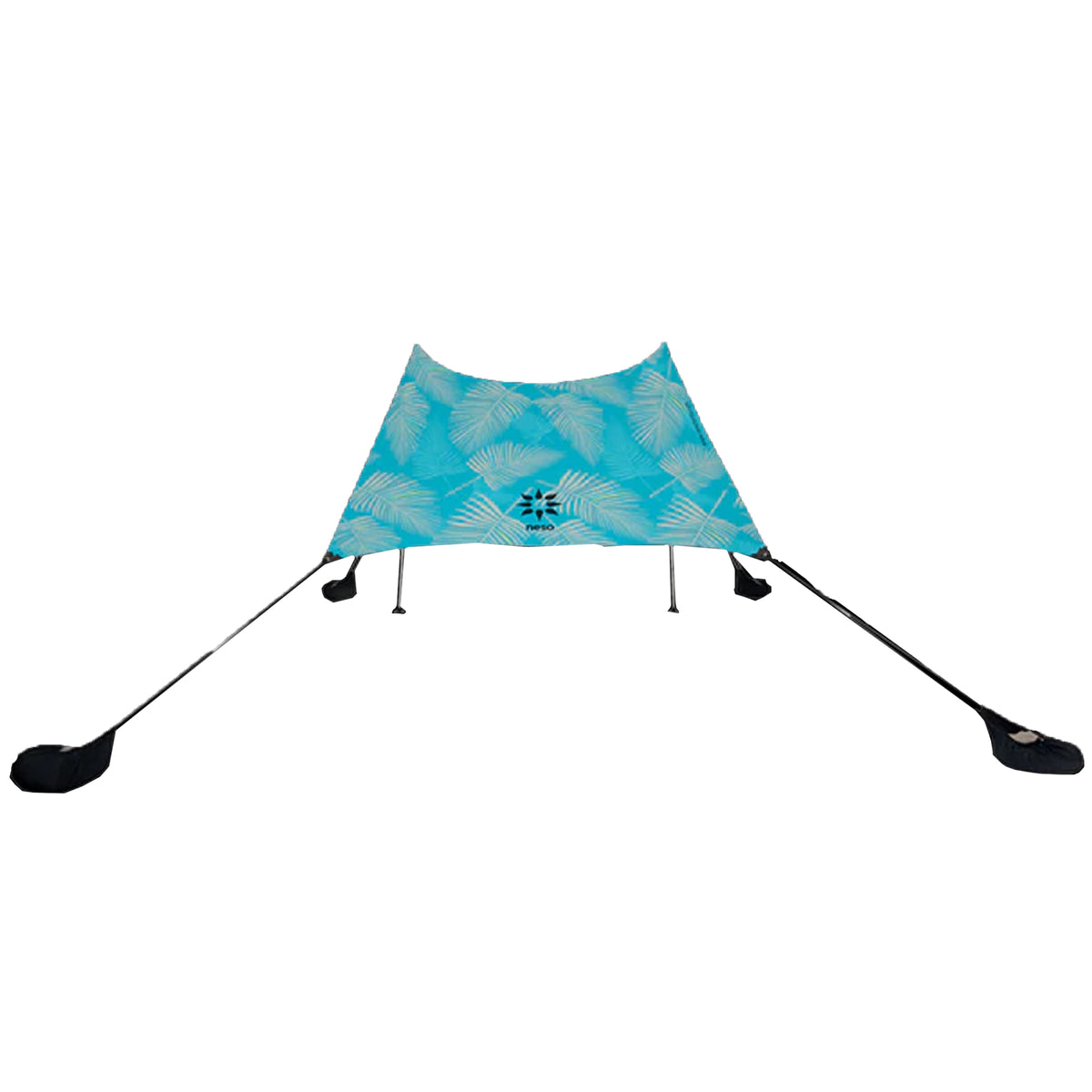 Neso 1 Prints Beach Tent - Aqua Fronds
