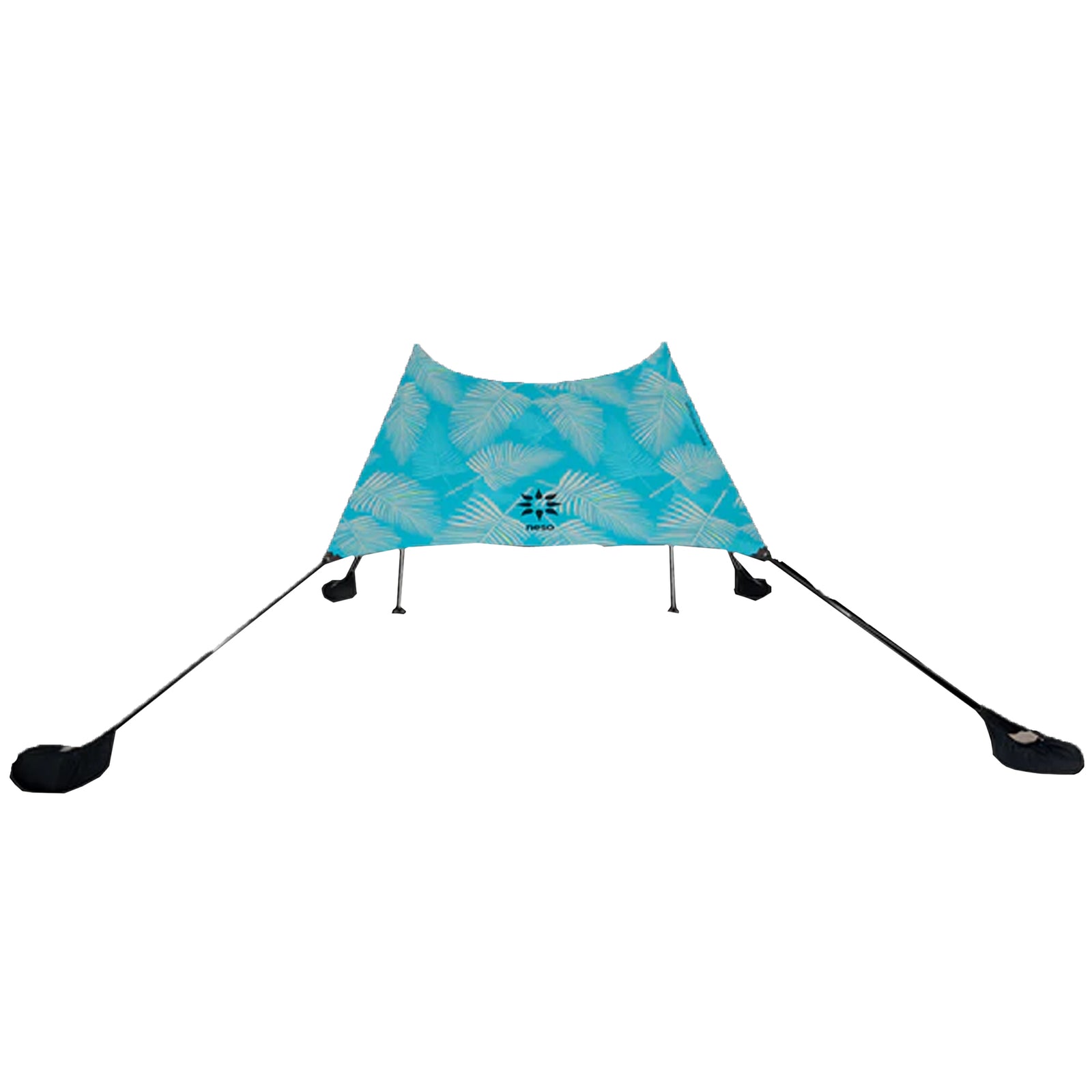 Neso 1 Prints Beach Tent - Aqua Fronds