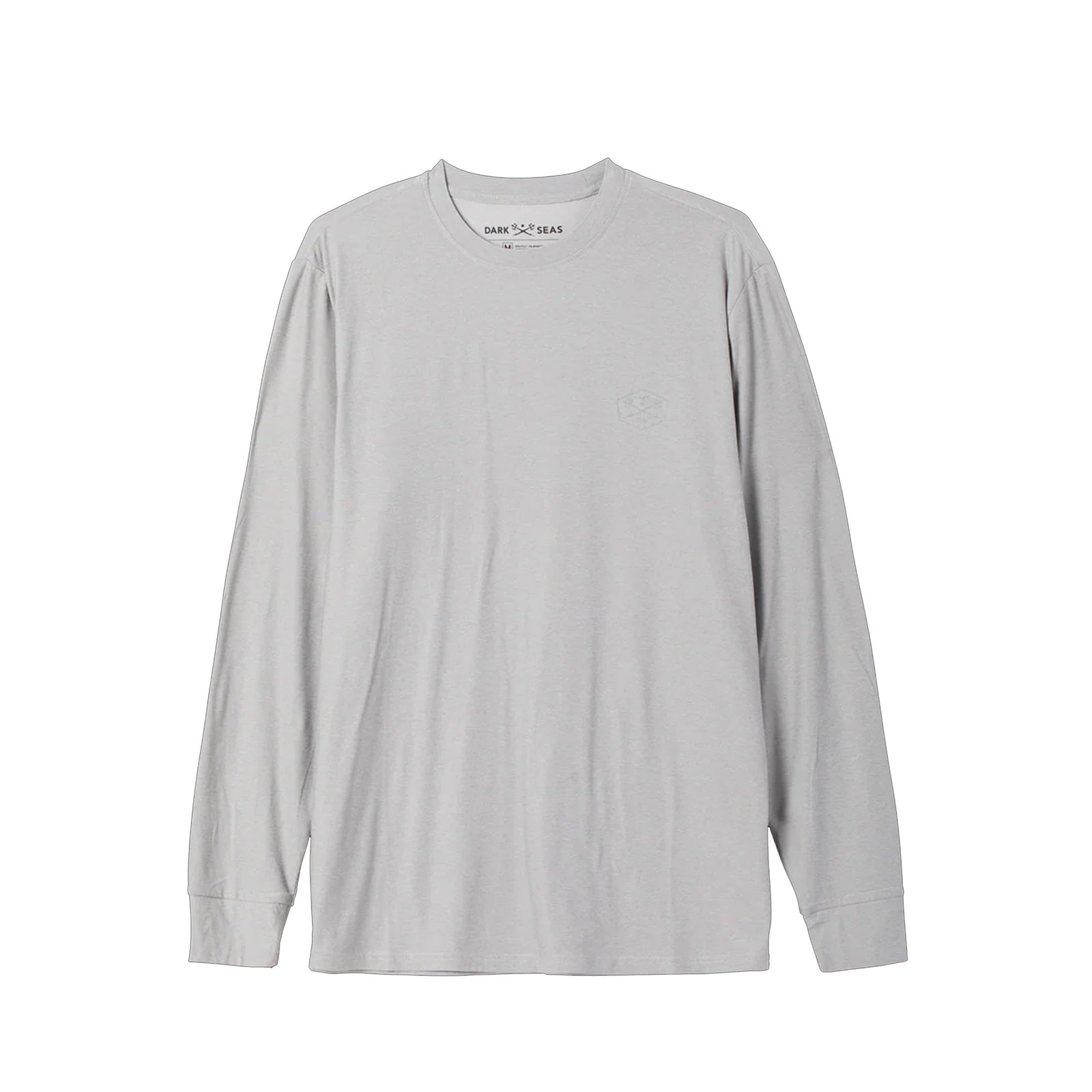Dark Seas No Sweat Men's L/S T-Shirt - Ash Heather
